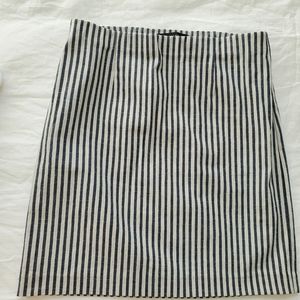 Pinstripe miniskirt